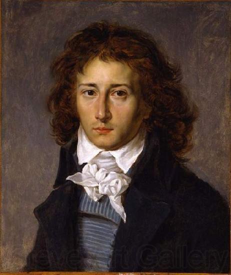Baron Antoine-Jean Gros Portrait of Francois Gerard, aged 20